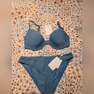 Blue Bikini Set